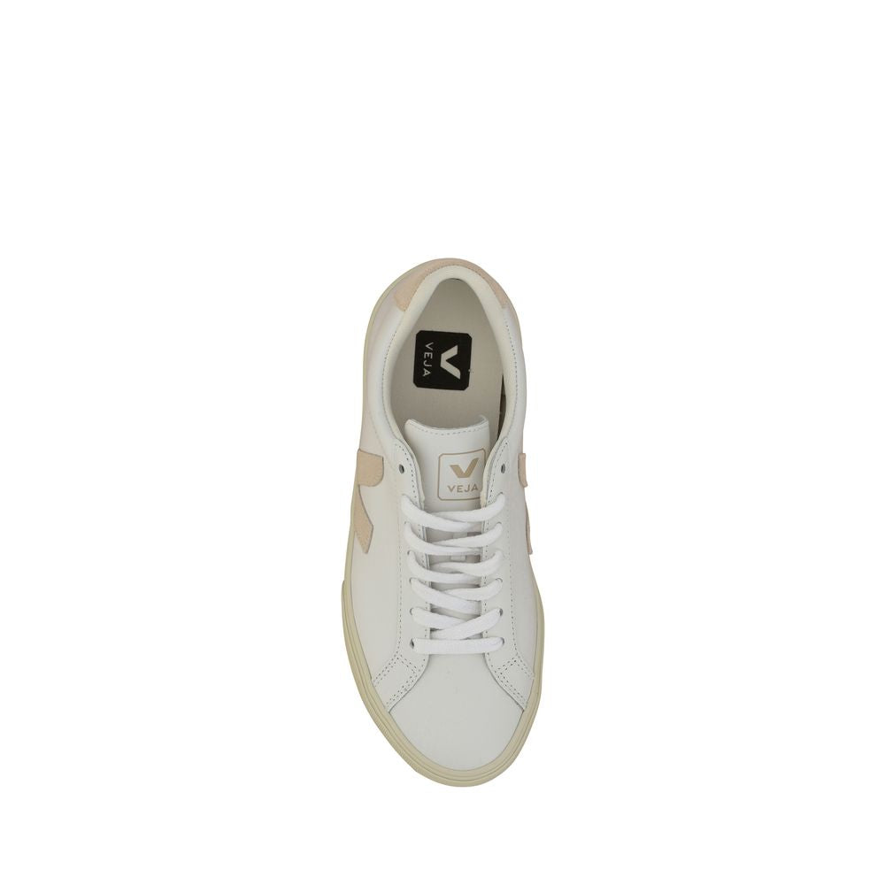 Veja Esplar White Leather Low Top Sneakers