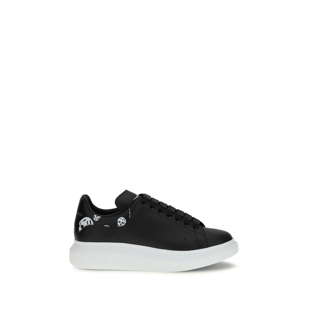 Alexander McQueen Black Leather Sneakers