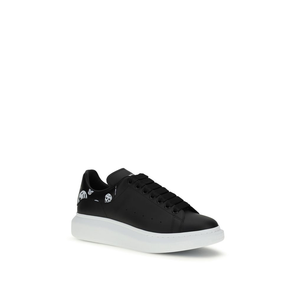 Alexander McQueen Black Leather Sneakers