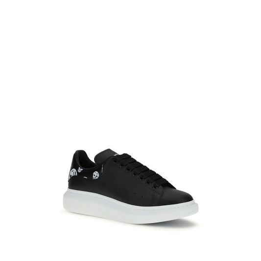 Alexander McQueen Black Leather Sneakers