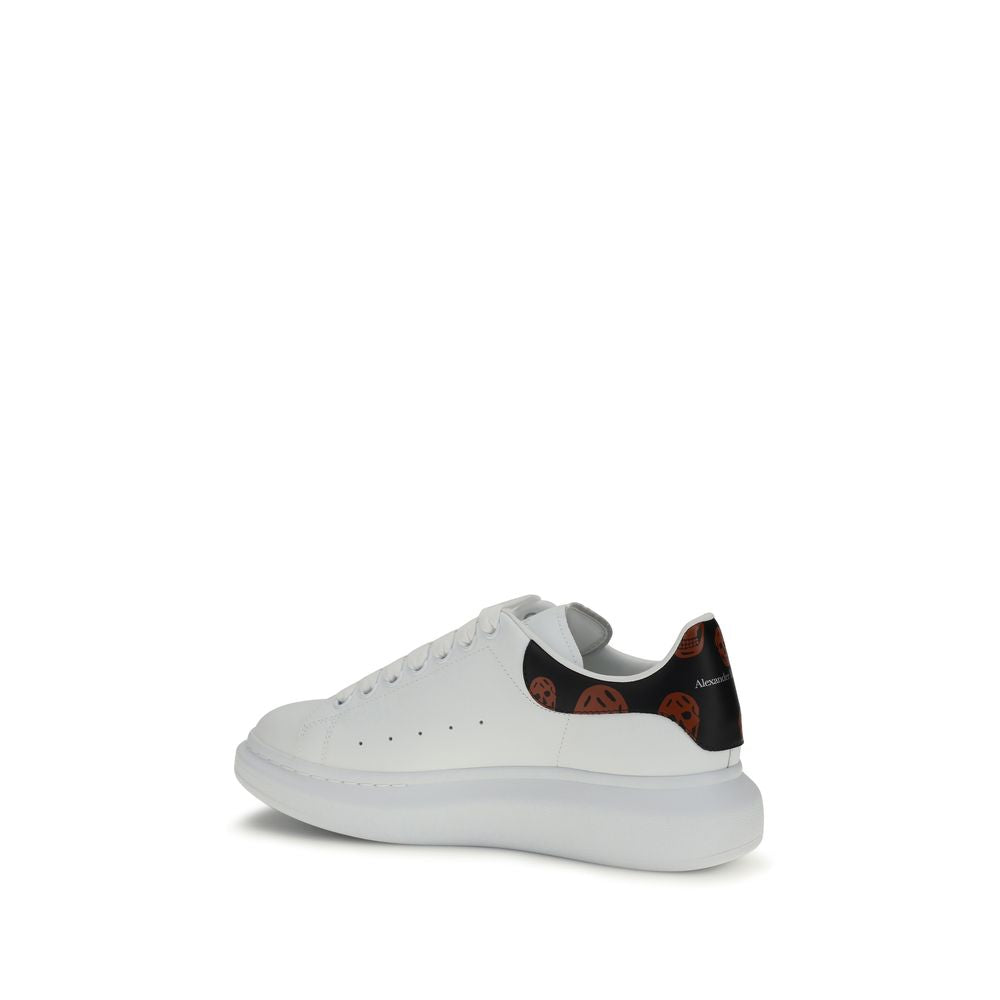 Alexander McQueen Sneaker aus weißem Kalbsleder mit dicker Sohle