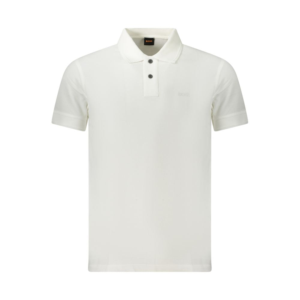 Hugo Boss Bianco Men's Polo Shirt