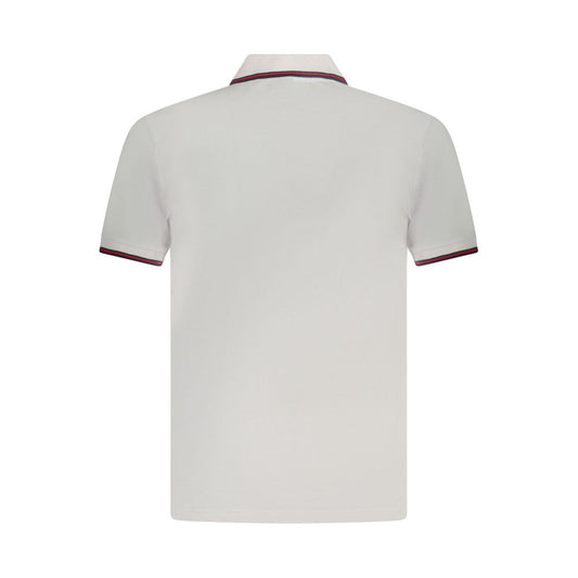 U.S. Grand White Cotton Men's Polo Shirt