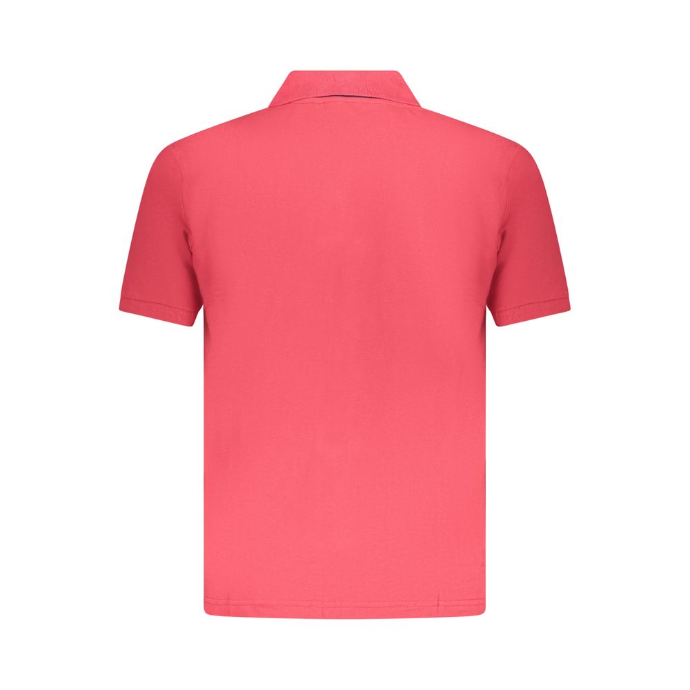 U.S. Grand Red Cotton Men's Polo Shirt
