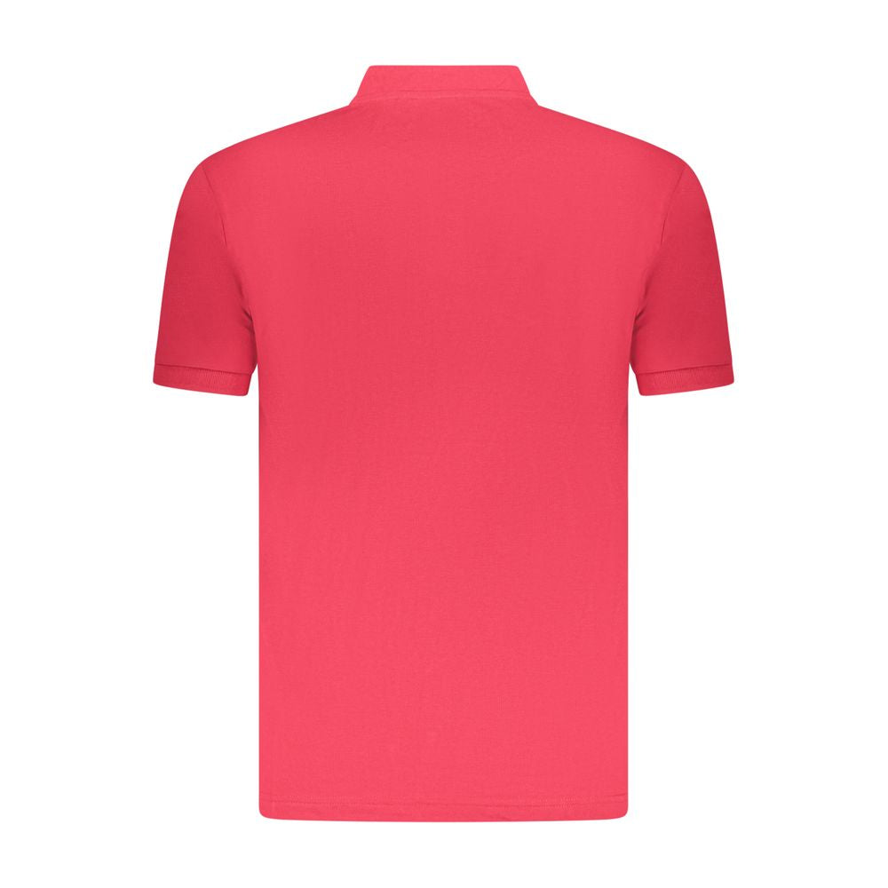 U.S. Grand Red Cotton Men's Polo Shirt