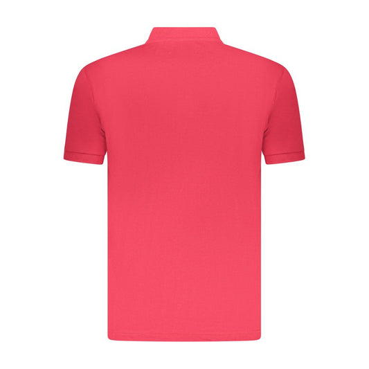 U.S. Grand Red Cotton Men's Polo Shirt