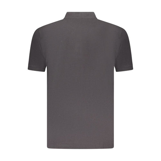 U.S. Grand Black Cotton Men's Polo Shirt
