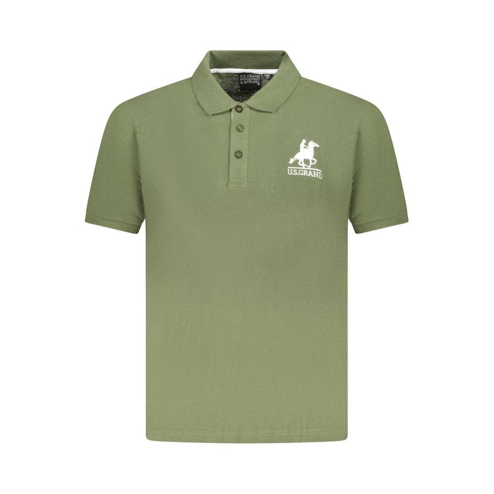 U.S. Grand Verde Cotton Men's Polo Shirt