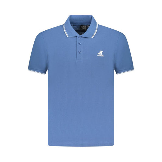U.S. Grand Blue Cotton Men's Polo Shirt