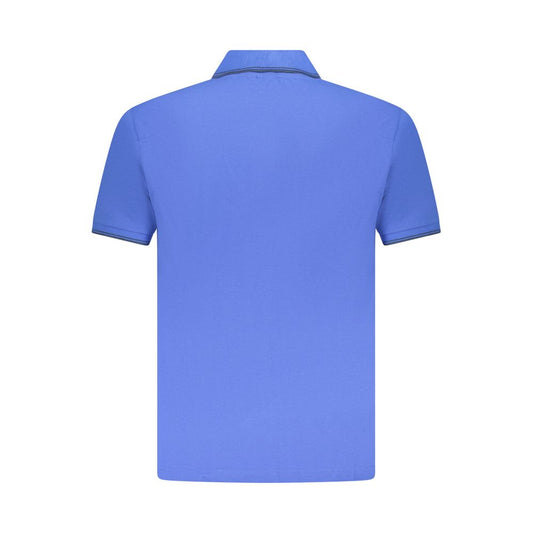 U.S. Grand Blue Cotton Men's Polo Shirt