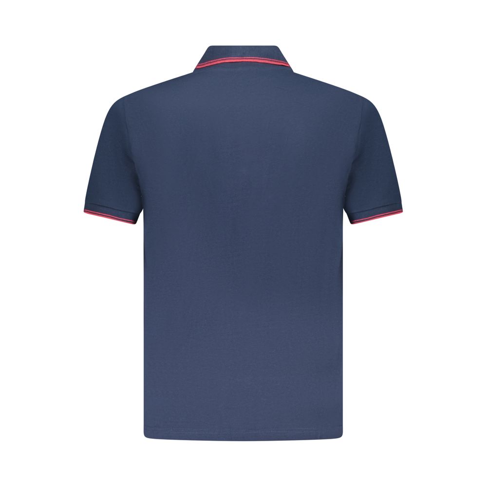 U.S. Grand Blue Cotton Men's Polo Shirt