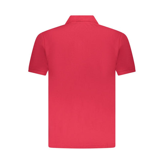U.S. Grand Red Cotton Men's Polo Shirt
