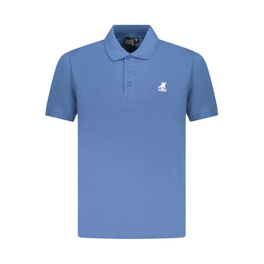 U.S. Grand Blue Cotton Men's Polo Shirt