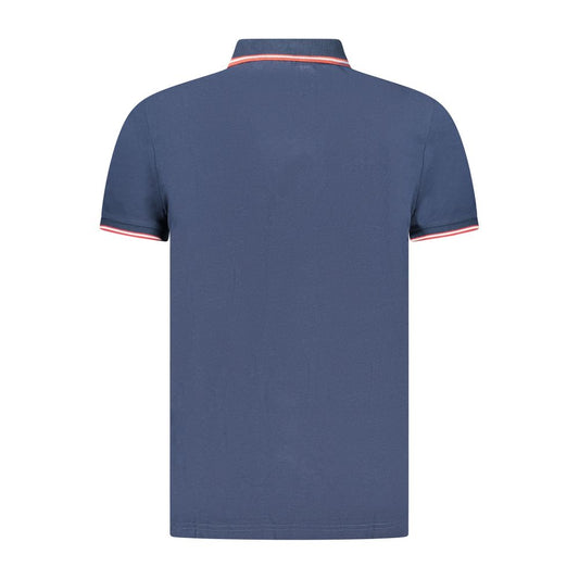 U.S. Grand Blue Cotton Men's Polo Shirt