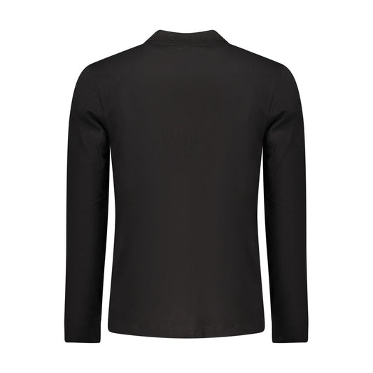 U.S. Grand Black Cotton Men Polo Shirt