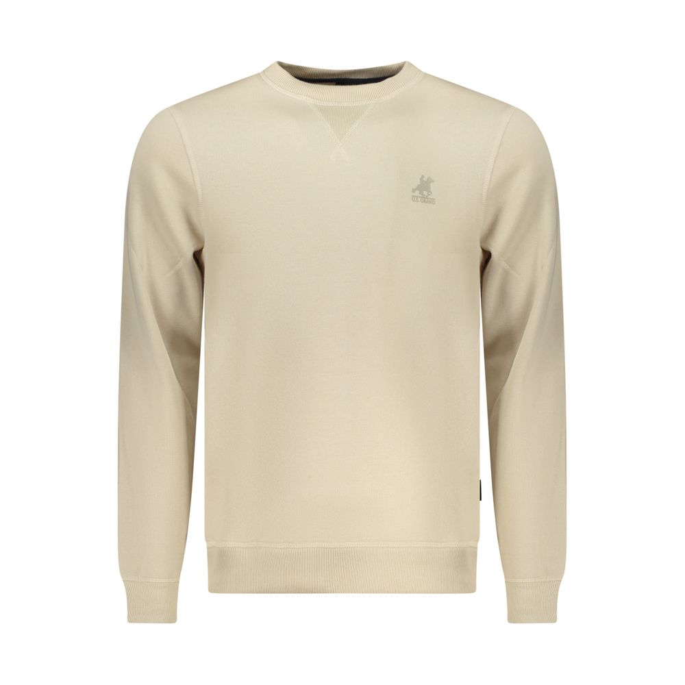 U.S. Grand Beige Polyester Herren Sweatshirt