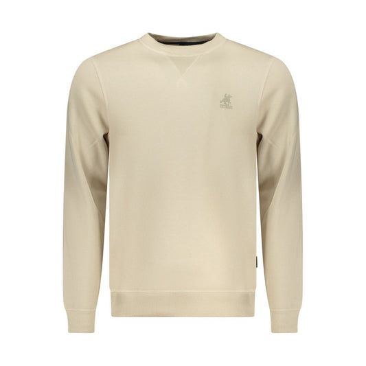 U.S. Grand Beige Polyester Herren Sweatshirt