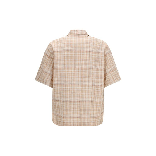 Sunflower Orange Cotton Pattern Shirt