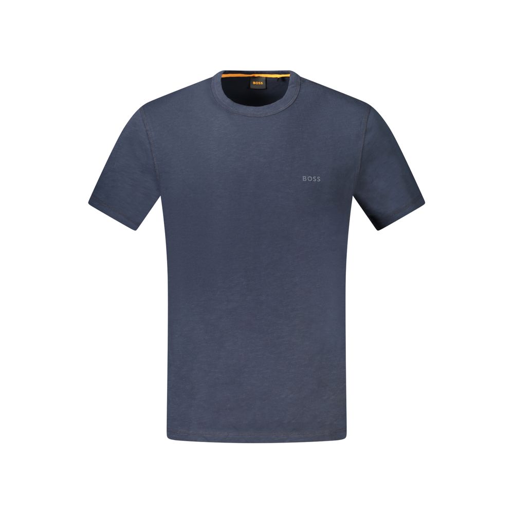 Hugo Boss Blue Navy Cotton Men's Polo