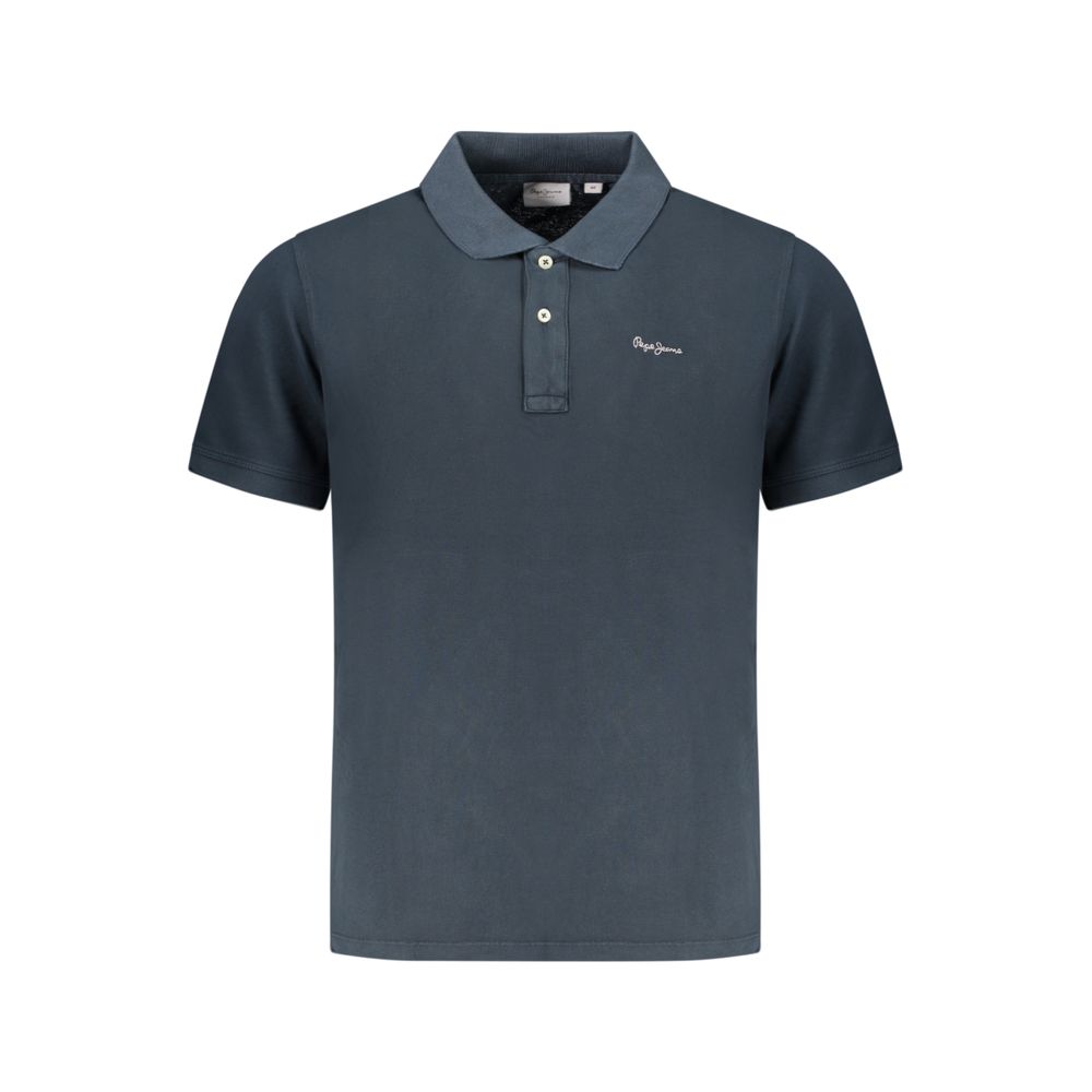Pepe Jeans Blue Cotton Men's Polo shirt