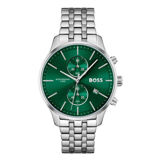 Hugo Boss Gray Stainless Steel Watch