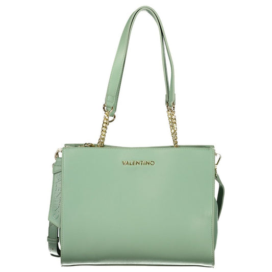 Valentino by Mario Valentino Verde Handbag with Compartments and Pockets