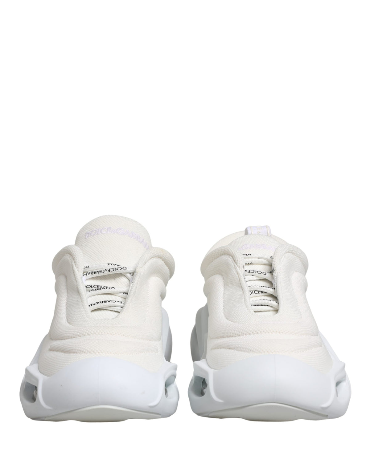 Dolce & Gabbana Weiße Slip-On Wave Low Top Sneaker Schuhe