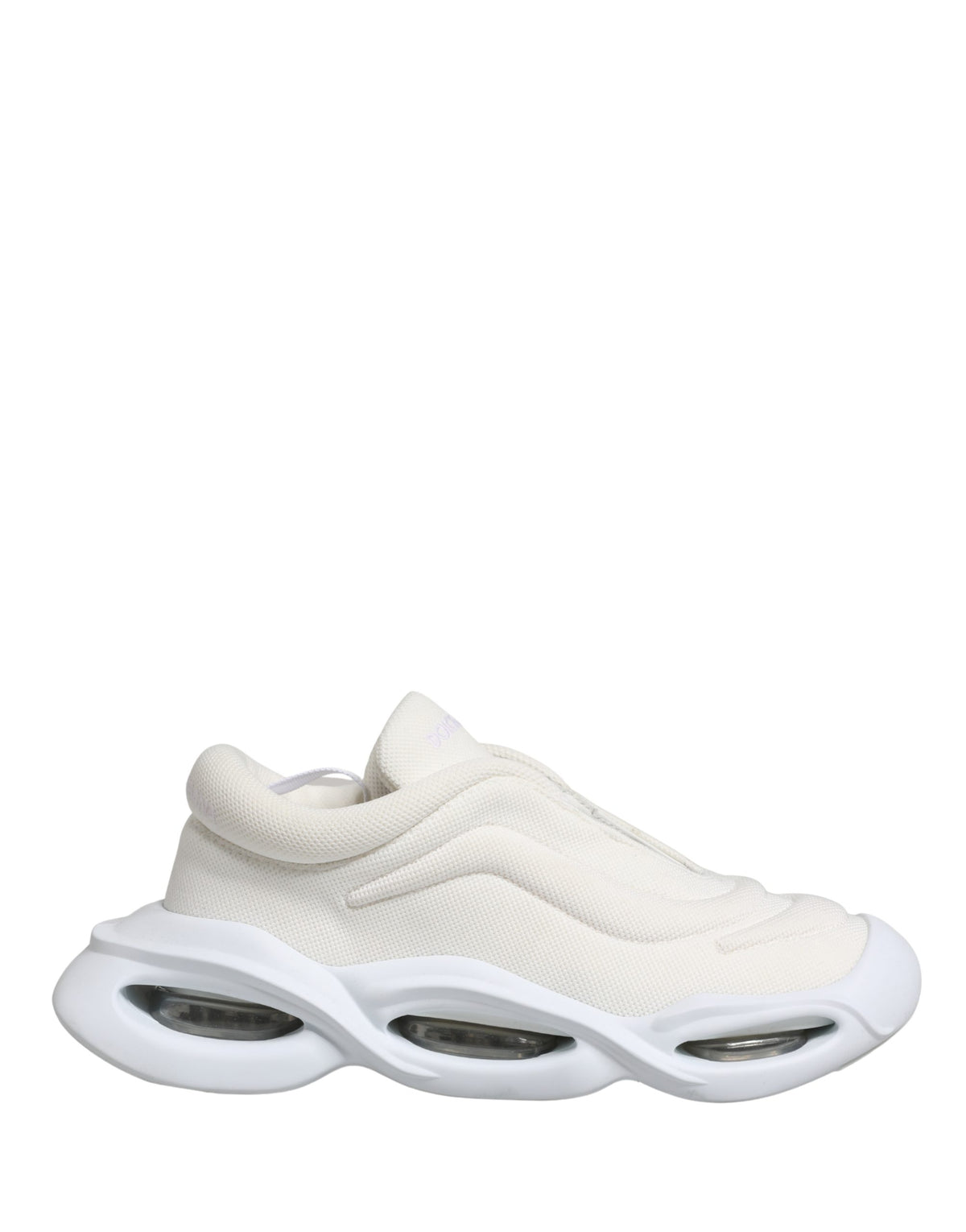 Dolce & Gabbana Weiße Slip-On Wave Low Top Sneaker Schuhe