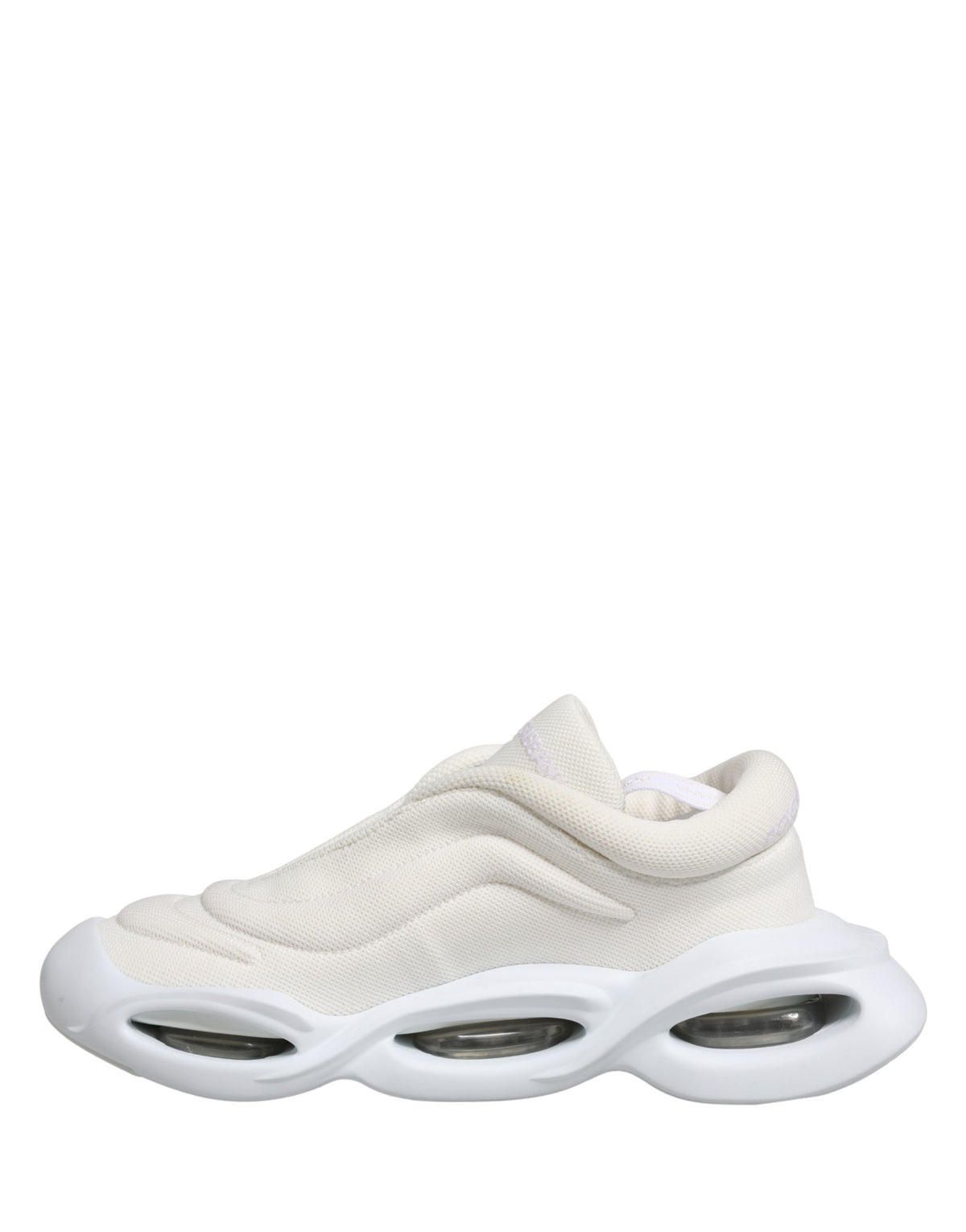 Dolce & Gabbana Weiße Slip-On Wave Low Top Sneaker Schuhe