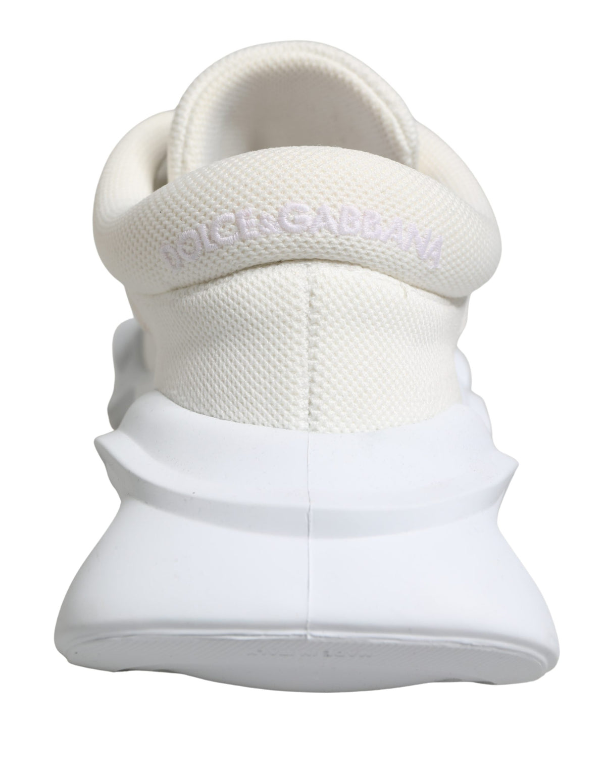 Dolce & Gabbana Weiße Slip-On Wave Low Top Sneaker Schuhe