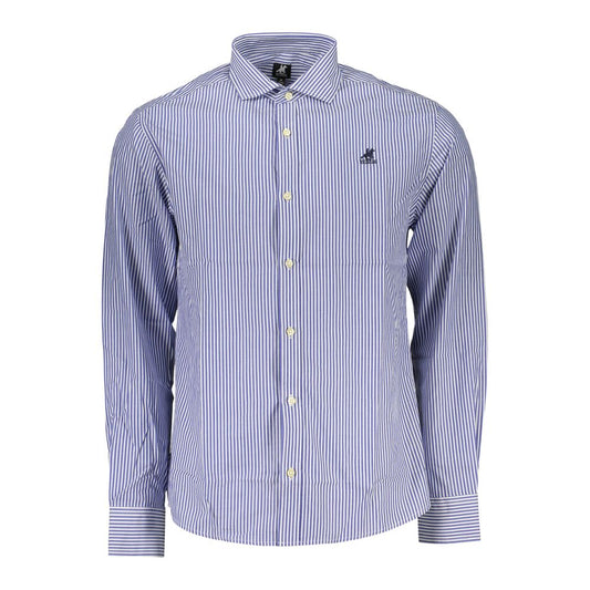 U.S. Grand Blue Cotton Men's Shirt