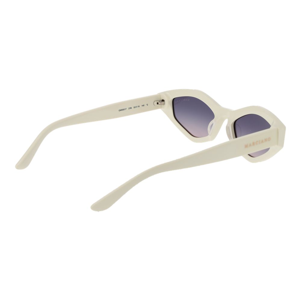 Sončna očala Marciano by Guess, iz bele plastike