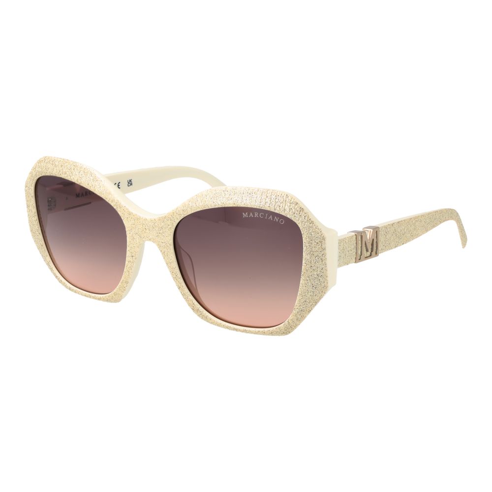Sončna očala Marciano by Guess v bež plastiki