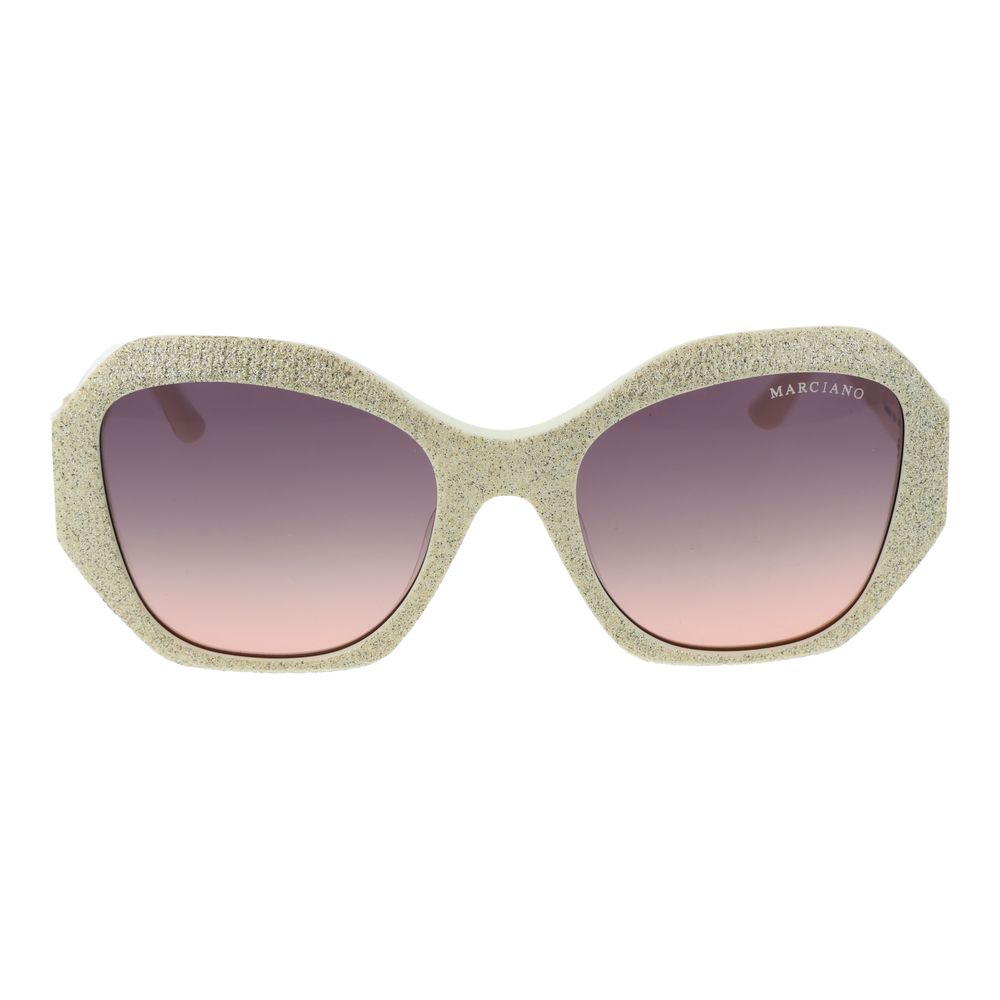 Sončna očala Marciano by Guess v bež plastiki