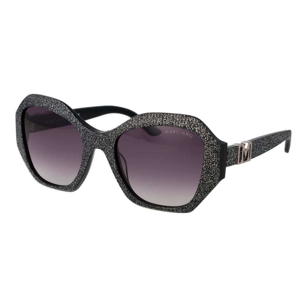 Sončna očala Marciano by Guess s črnim plastičnim okvirjem