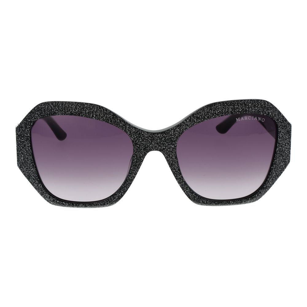 Sončna očala Marciano by Guess s črnim plastičnim okvirjem