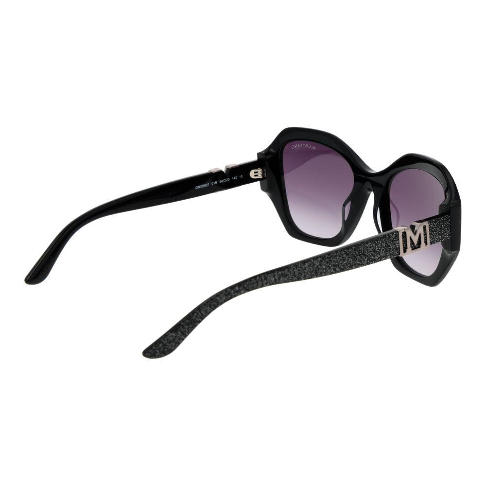 Sončna očala Marciano by Guess s črnim plastičnim okvirjem