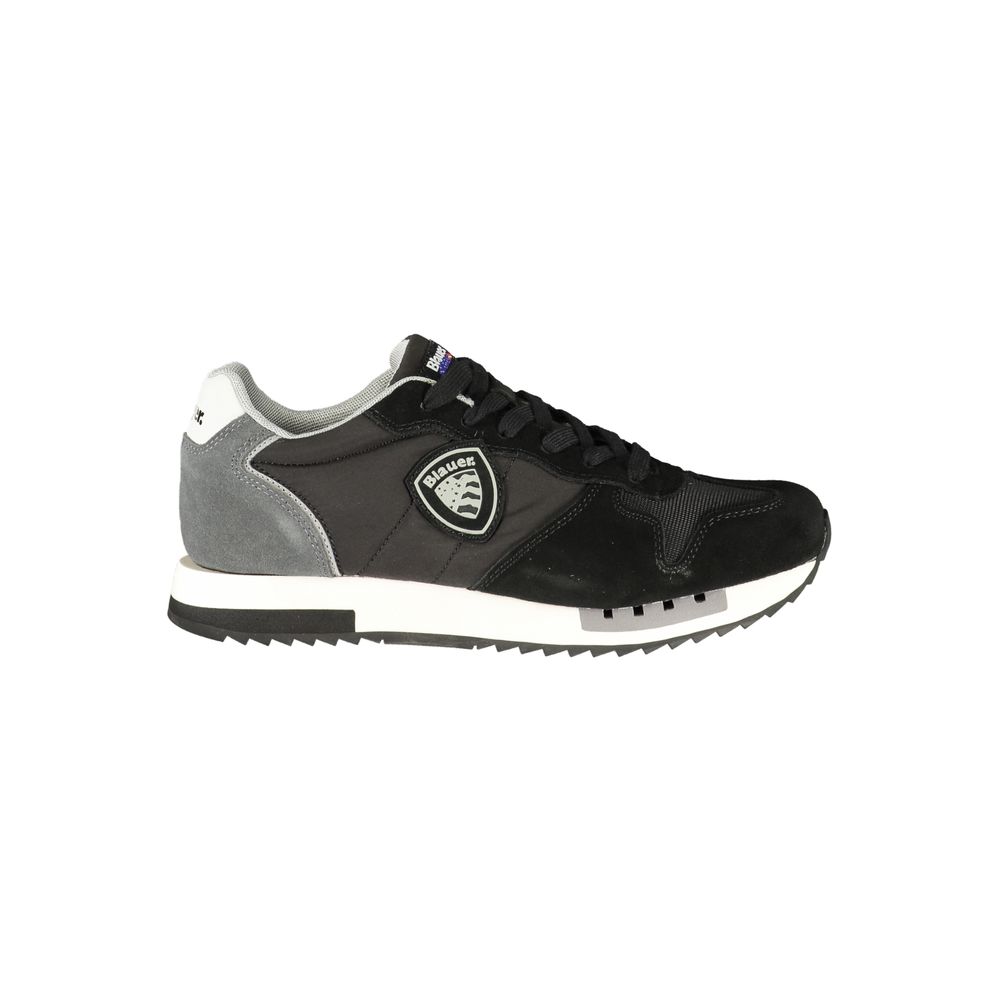 Blauer Black Polyurethan Herren-Sneaker