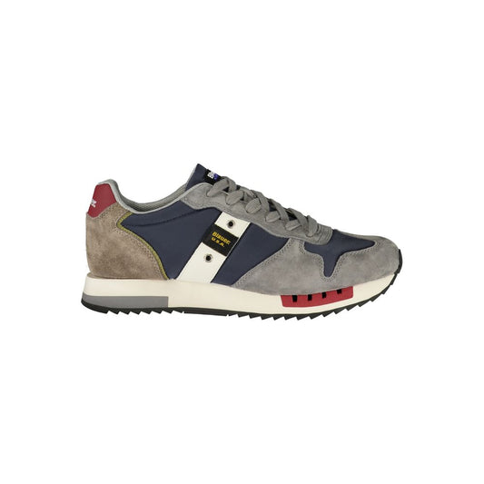Blauer Blue Polyurethan Herren-Sneaker