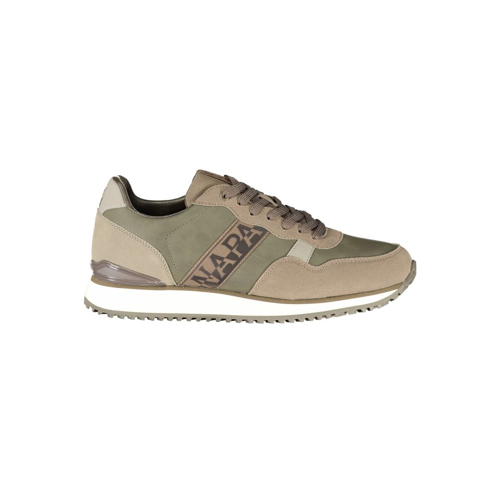 Napapijri Grüne Polyurethan Herren-Sneaker
