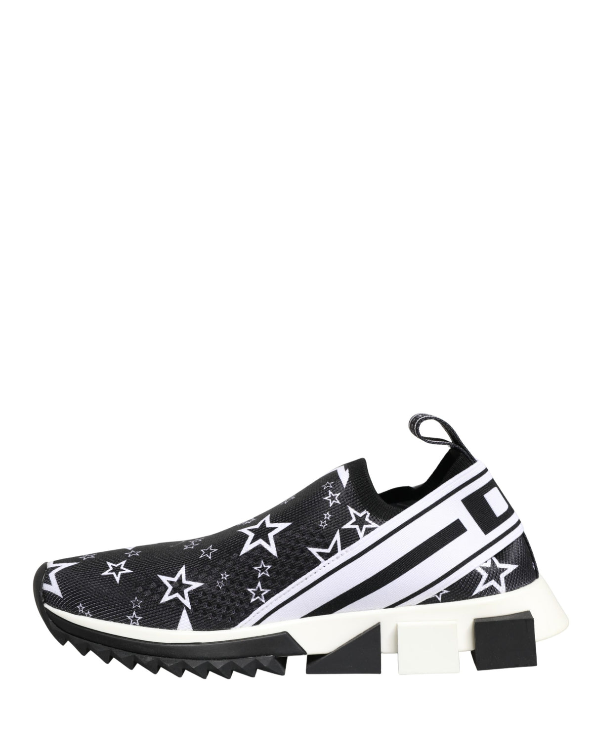 Dolce & Gabbana Black Stars Logo SORRENTO Sneakers
