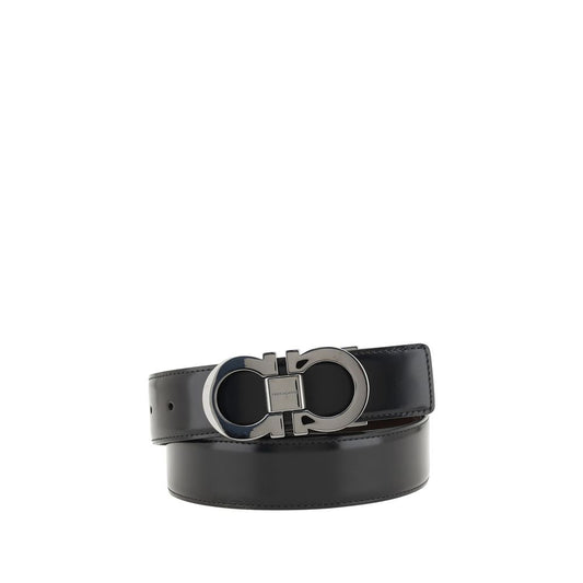 Ferragamo Gürtel aus schwarzem Kalbsleder