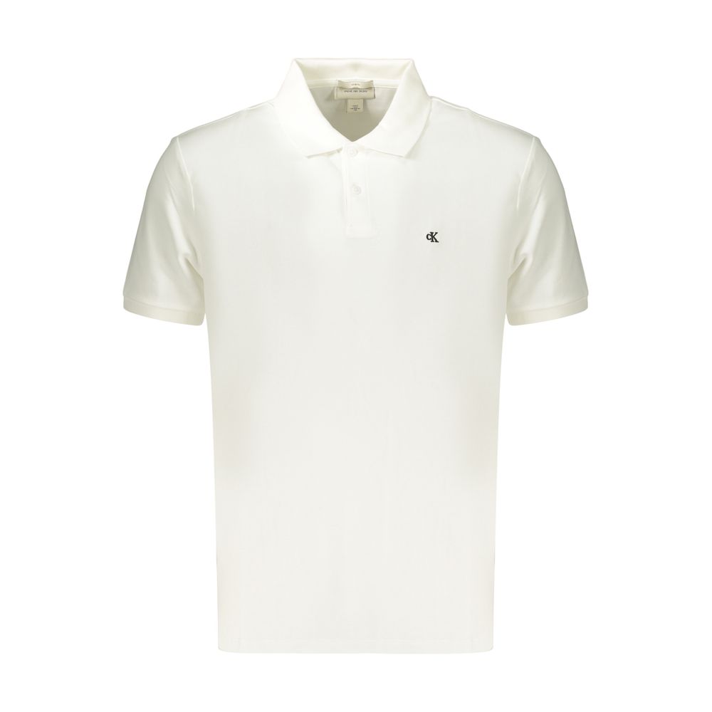 Calvin Klein Blue Cotton Polo Shirt