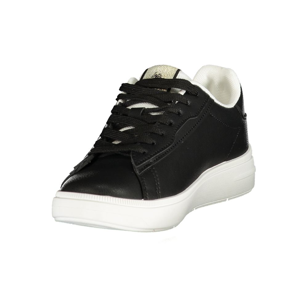 U.S. POLO ASSN. Schwarze Polyester-Damen-Sneaker