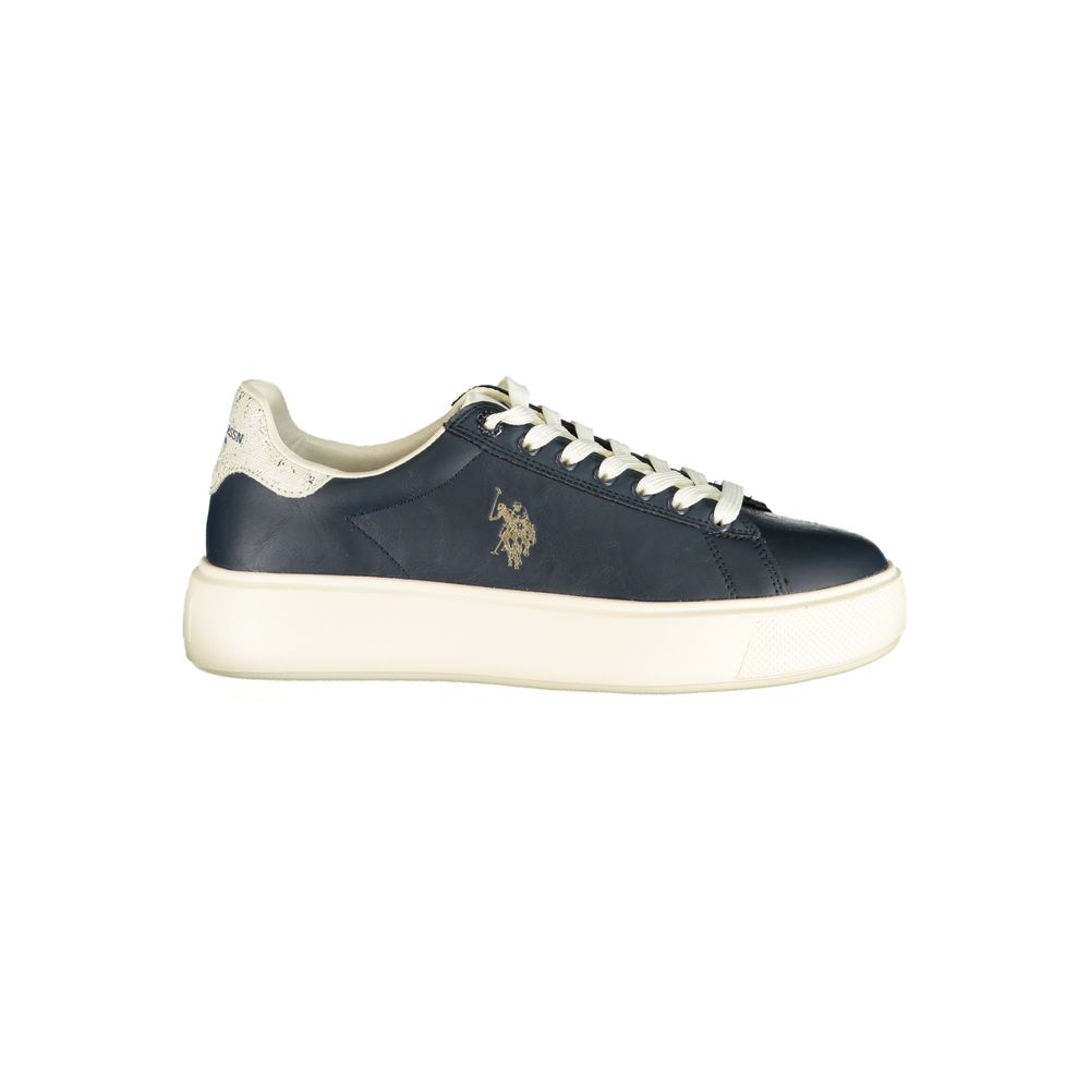 U.S. POLO ASSN. Blue Polyurethane Women Sneakers
