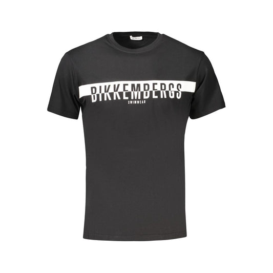 Bikkembergs Black Cotton T-Shirt