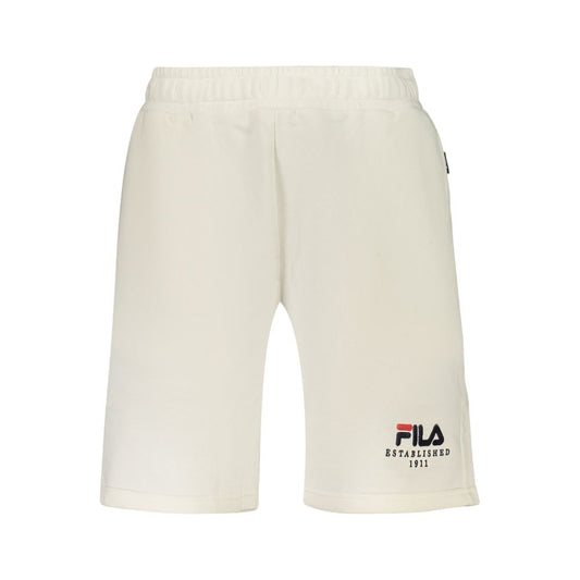 Fila White Cotton Men's Shorts