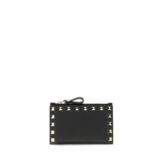 Valentino Garavani Black Leather Wallet
