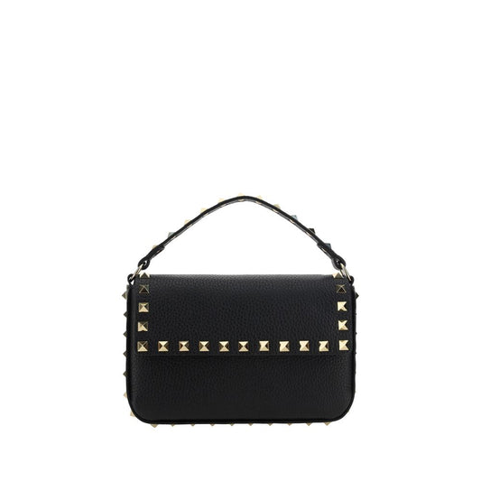 Valentino Garavani Black Leather Shoulder Bag