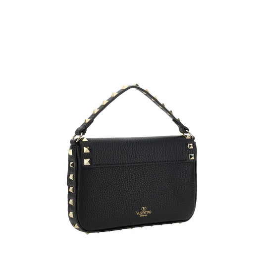 Valentino Garavani Black Leather Shoulder Bag